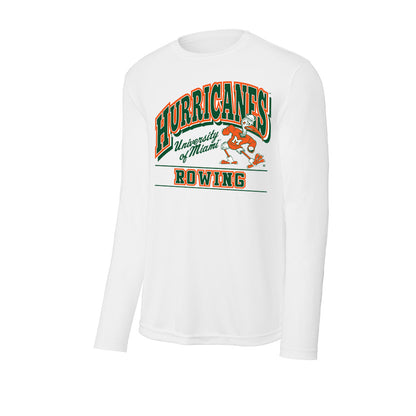 Miami - NCAA Women's Rowing : Abby Evans - Classic Shersey Activewear Long Sleeve T-Shirt-0