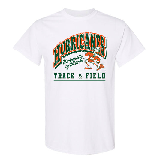 Miami - NCAA Women's Track & Field : Brittney Jennings - Classic Shersey T-Shirt-0