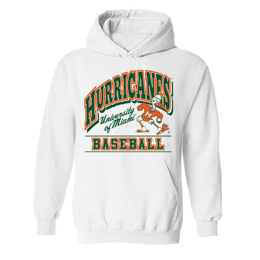 Miami - NCAA Baseball : Jake Dorn - Classic Shersey Hooded Sweatshirt-0