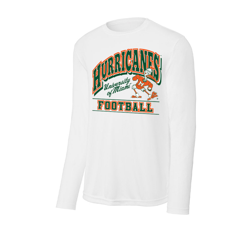 Miami - NCAA Football : Zaquan Patterson - Classic Shersey Activewear Long Sleeve T-Shirt-0