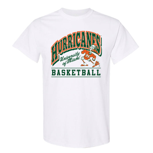 Miami - NCAA Men's Basketball : Ernest Udeh Jr. - Classic Shersey T-Shirt-0