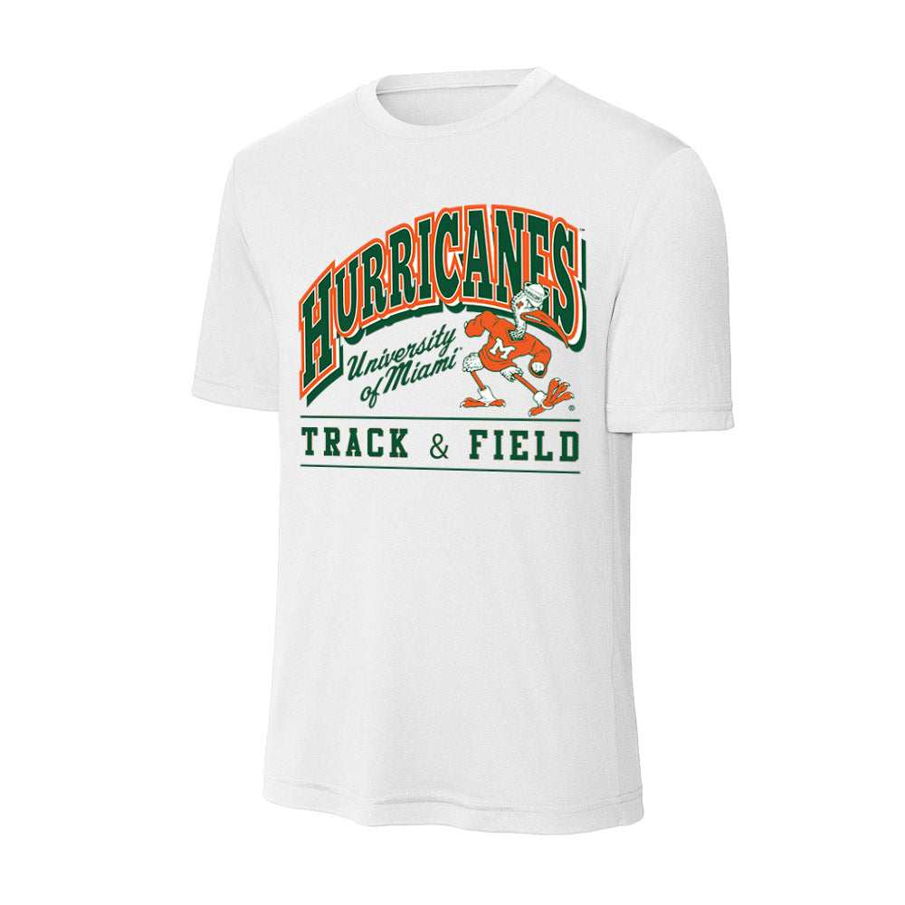 Miami - NCAA Women's Track & Field : Olivia Denney - Classic Shersey Activewear T-Shirt-0