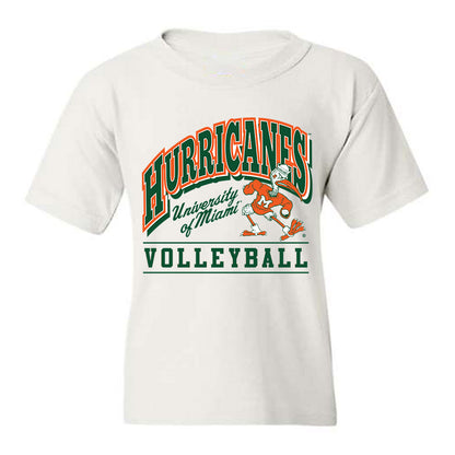 Miami - NCAA Women's Volleyball : Logan Wiley - Classic Shersey Youth T-Shirt-0