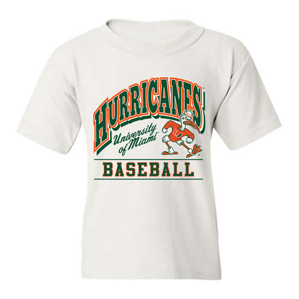 Miami - NCAA Baseball : Packy Bradley-Cooney - Classic Shersey Youth T-Shirt-0