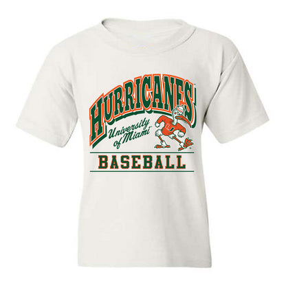 Miami - NCAA Baseball : Packy Bradley-Cooney - Classic Shersey Youth T-Shirt-0