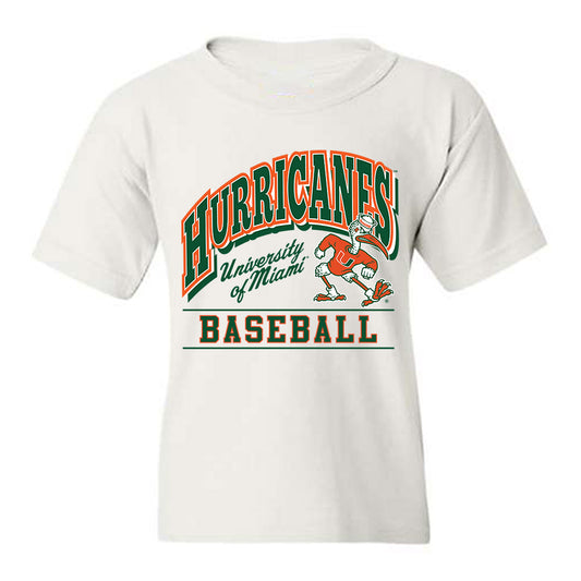 Miami - NCAA Baseball : Packy Bradley-Cooney - Classic Shersey Youth T-Shirt-0