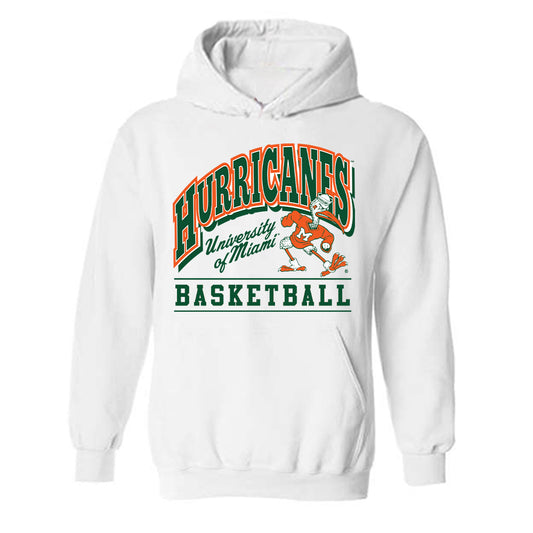 Miami - NCAA Men's Basketball : Treyvon Maddox - Classic Shersey Hooded Sweatshirt-0