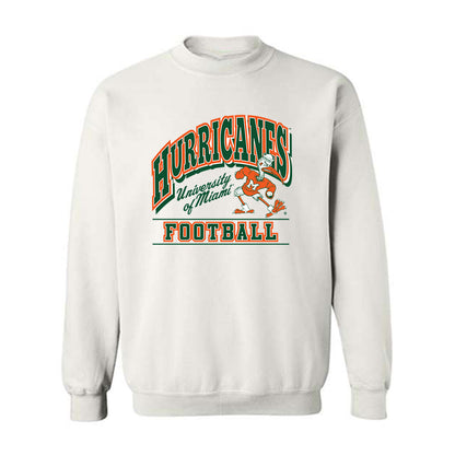 Miami - NCAA Football : Ahmad Moten Sr. - Classic Shersey Crewneck Sweatshirt-0