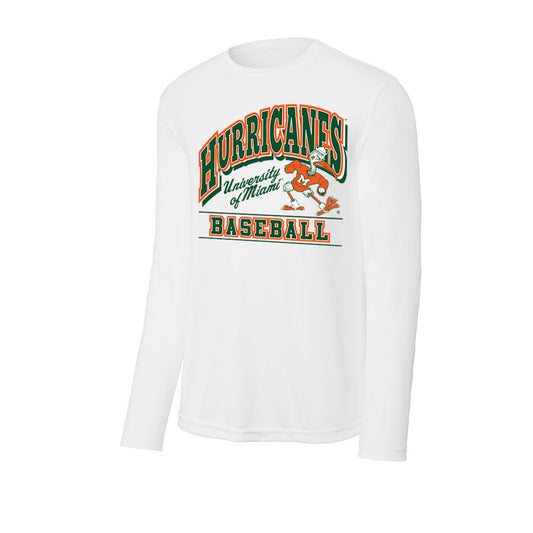 Miami - NCAA Baseball : Michael Fernandez - Classic Shersey Activewear Long Sleeve T-Shirt-0