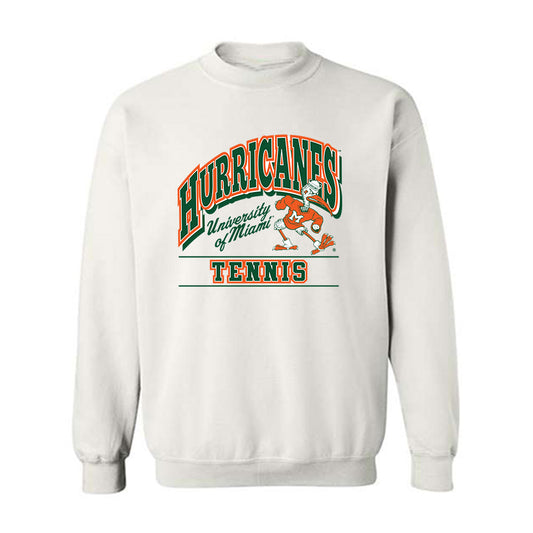 Miami - NCAA Women's Tennis : Daria Volosova - Classic Shersey Crewneck Sweatshirt-0