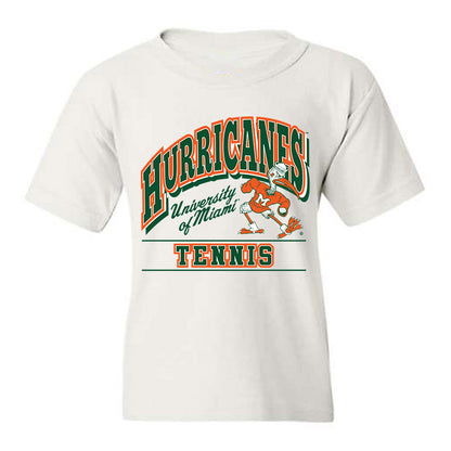 Miami - NCAA Women's Tennis : Qavia Lopez - Classic Shersey Youth T-Shirt-0