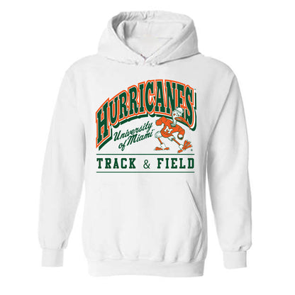Miami - NCAA Women's Track & Field : Deisiane Teixeira - Classic Shersey Hooded Sweatshirt-0