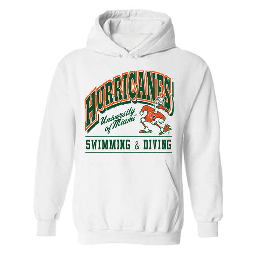 Miami - NCAA Women's Swimming & Diving : Kate Sommerstad - Classic Shersey Hooded Sweatshirt-0
