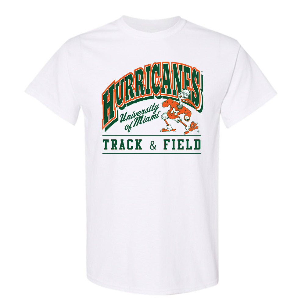 Miami - NCAA Women's Track & Field : Morgan Roundtree - Classic Shersey T-Shirt-0
