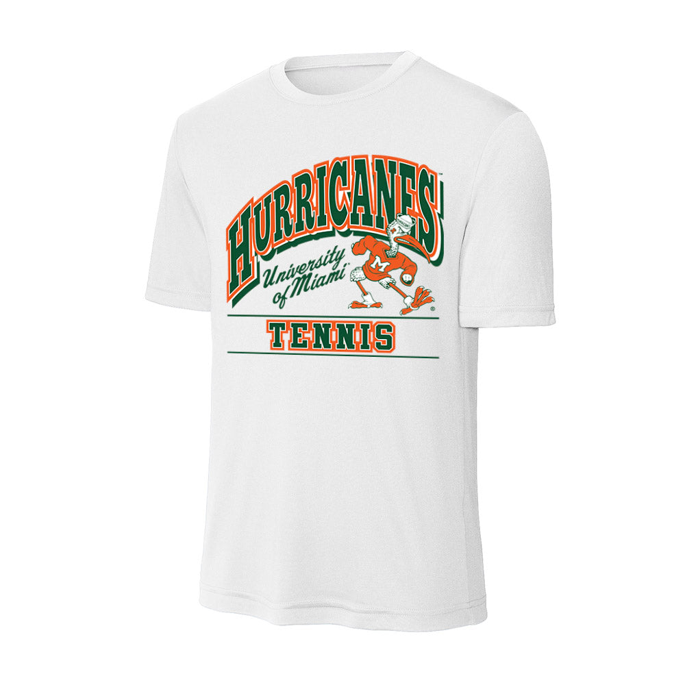 Miami - NCAA Women's Tennis : Qavia Lopez - Classic Shersey Activewear T-Shirt-0