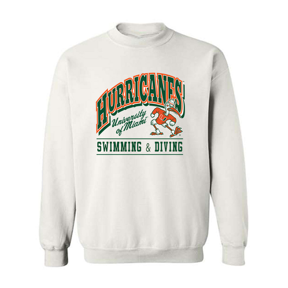 Miami - NCAA Women's Swimming & Diving : Kate Sommerstad - Classic Shersey Crewneck Sweatshirt-0