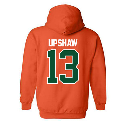 Miami - NCAA Football : Daylyn Upshaw - Classic Shersey Hooded Sweatshirt-1
