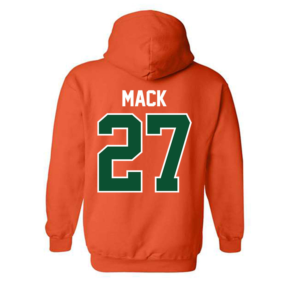 Miami - NCAA Football : Ryan Mack - Classic Shersey Hooded Sweatshirt-1
