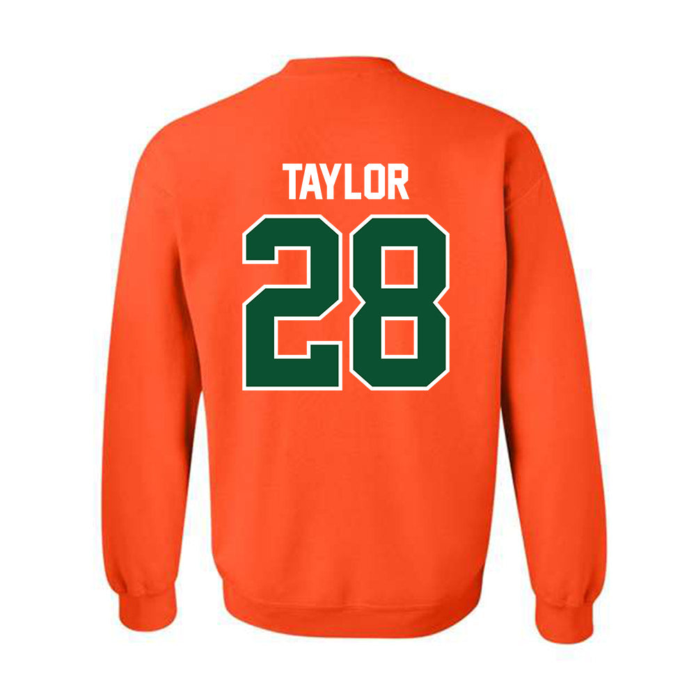 Miami - NCAA Football : Isaiah Taylor - Classic Shersey Crewneck Sweatshirt-1