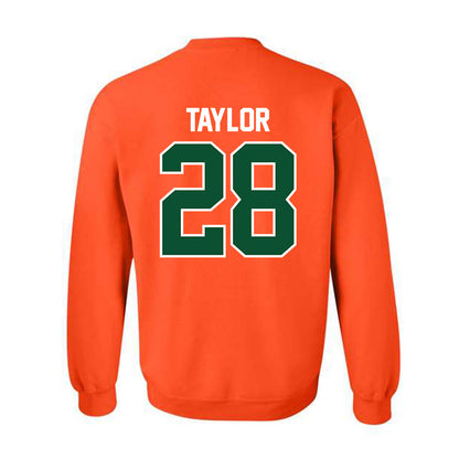 Miami - NCAA Football : Isaiah Taylor - Classic Shersey Crewneck Sweatshirt-1