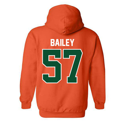 Miami - NCAA Football : Allen Bailey - Classic Shersey Hooded Sweatshirt-1
