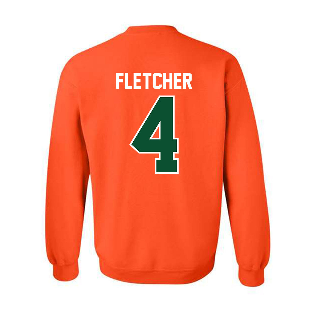 Miami - NCAA Football : Mark Fletcher - Classic Shersey Crewneck Sweatshirt