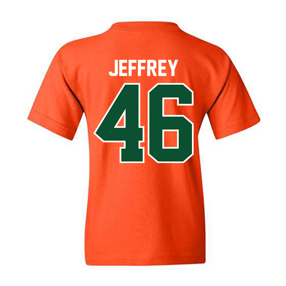 Miami - NCAA Baseball : Donavan Jeffrey - Classic Shersey Youth T-Shirt-1