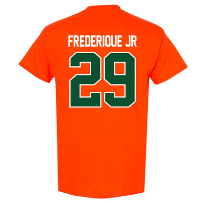 Miami - NCAA Football : Romanas Frederique Jr - Classic Shersey T-Shirt-1