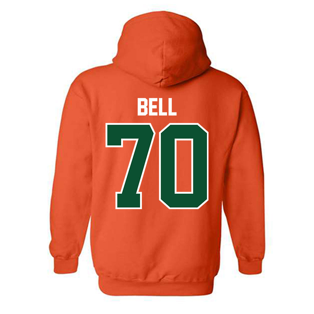 Miami - NCAA Football : Markel Bell - Classic Shersey Hooded Sweatshirt-1