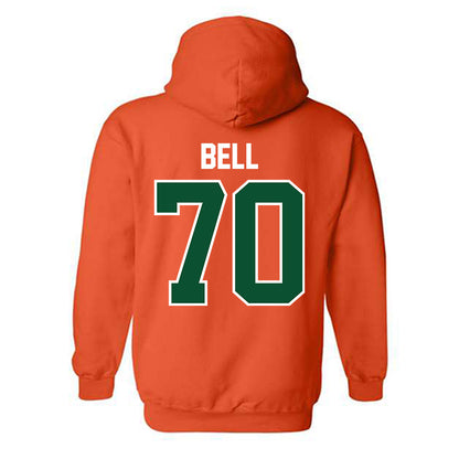 Miami - NCAA Football : Markel Bell - Classic Shersey Hooded Sweatshirt-1