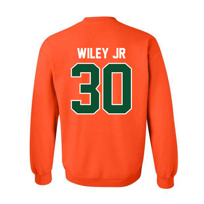 Miami - NCAA Football : Kellen Wiley Jr - Classic Shersey Crewneck Sweatshirt-1