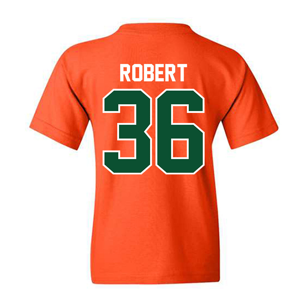 Miami - NCAA Baseball : Nick Robert - Classic Shersey Youth T-Shirt-1