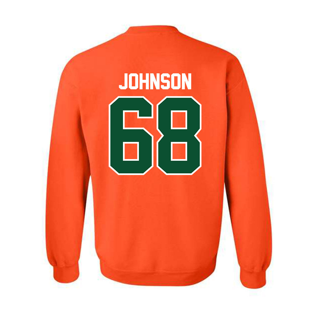 Miami - NCAA Football : Ian Johnson - Classic Shersey Crewneck Sweatshirt