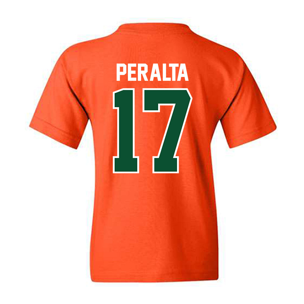 Miami - NCAA Baseball : Fabio Peralta - Classic Shersey Youth T-Shirt-1