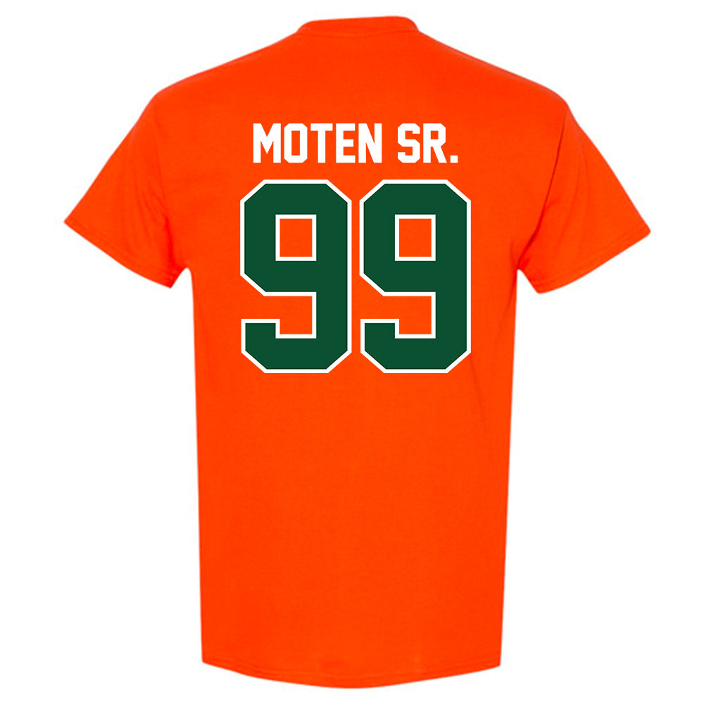 Miami - NCAA Football : Ahmad Moten Sr. - Classic Shersey T-Shirt-1