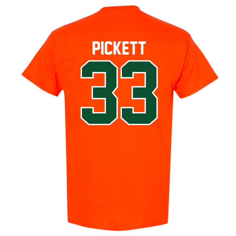 Miami - NCAA Football : Booker Pickett - Classic Shersey T-Shirt-1