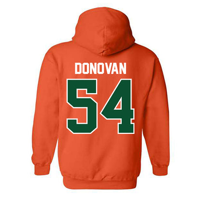 Miami - NCAA Football : Michael Donovan - Classic Shersey Hooded Sweatshirt-1
