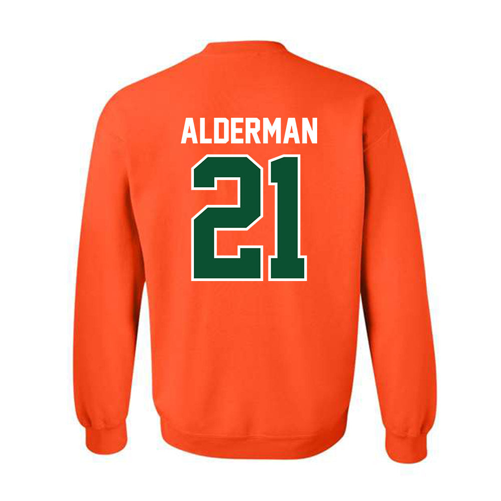 Miami - NCAA Football : Jaylin Alderman - Classic Shersey Crewneck Sweatshirt