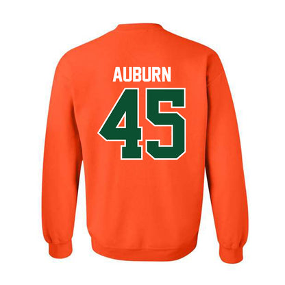 Miami - NCAA Football : Bert Auburn - Classic Shersey Crewneck Sweatshirt-1