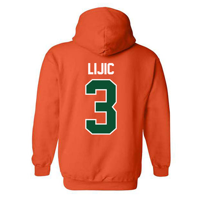 Miami - NCAA Women's Volleyball : Kate Lijic - Classic Shersey Hooded Sweatshirt-1