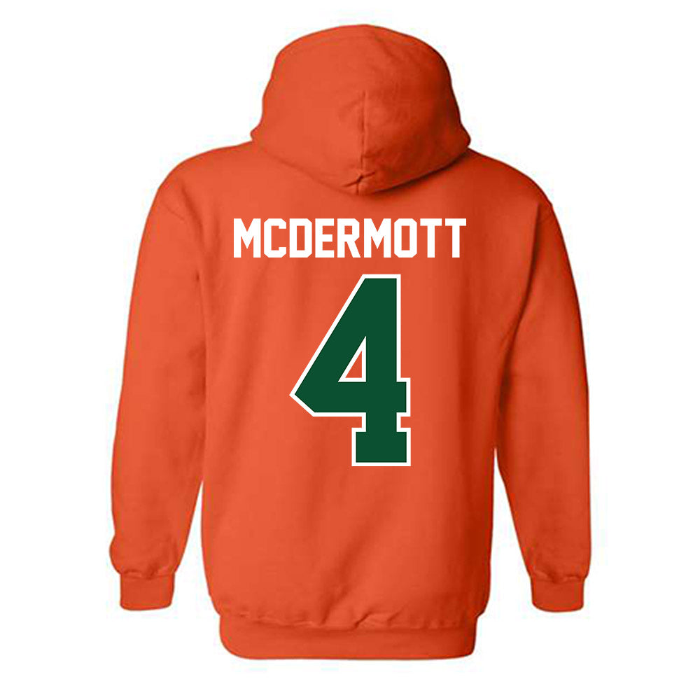 Miami - Women's Volleyball Alumni : Brooke McDermott - Classic Shersey Hooded Sweatshirt