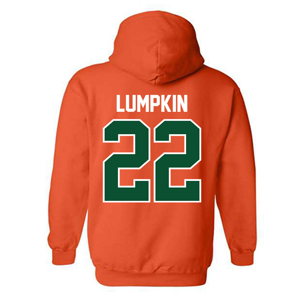 Miami - NCAA Baseball : Reese Lumpkin - Classic Shersey Hooded Sweatshirt-1