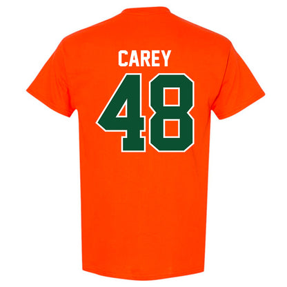 Miami - NCAA Women's Soccer : sage carey - Classic Shersey T-Shirt-1