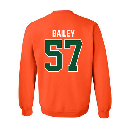 Miami - NCAA Football : Allen Bailey - Classic Shersey Crewneck Sweatshirt-1