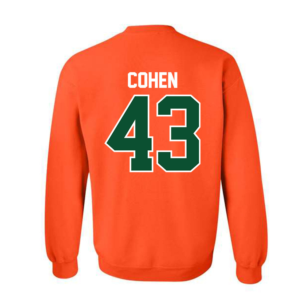 Miami - NCAA Football : Andrew Cohen - Classic Shersey Crewneck Sweatshirt