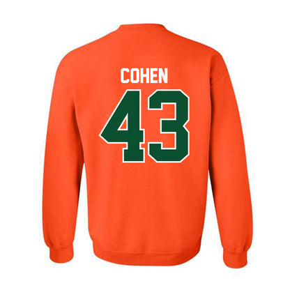 Miami - NCAA Football : Andrew Cohen - Classic Shersey Crewneck Sweatshirt