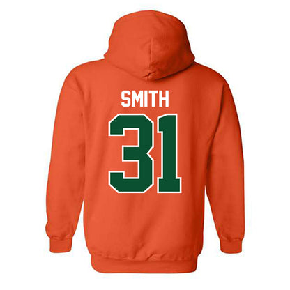 Miami - NCAA Baseball : Will Smith - Classic Shersey Hooded Sweatshirt-1