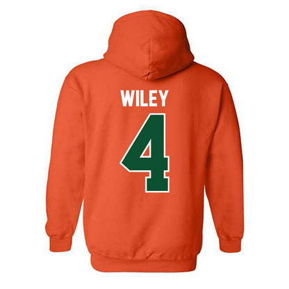 Miami - NCAA Women's Volleyball : Logan Wiley - Classic Shersey Hooded Sweatshirt-1
