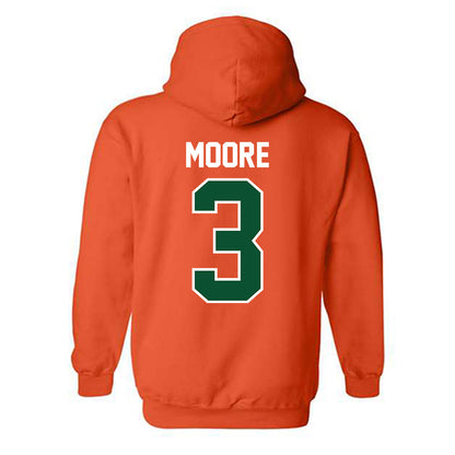Miami - NCAA Football : Joshua Moore - Classic Shersey Hooded Sweatshirt-1