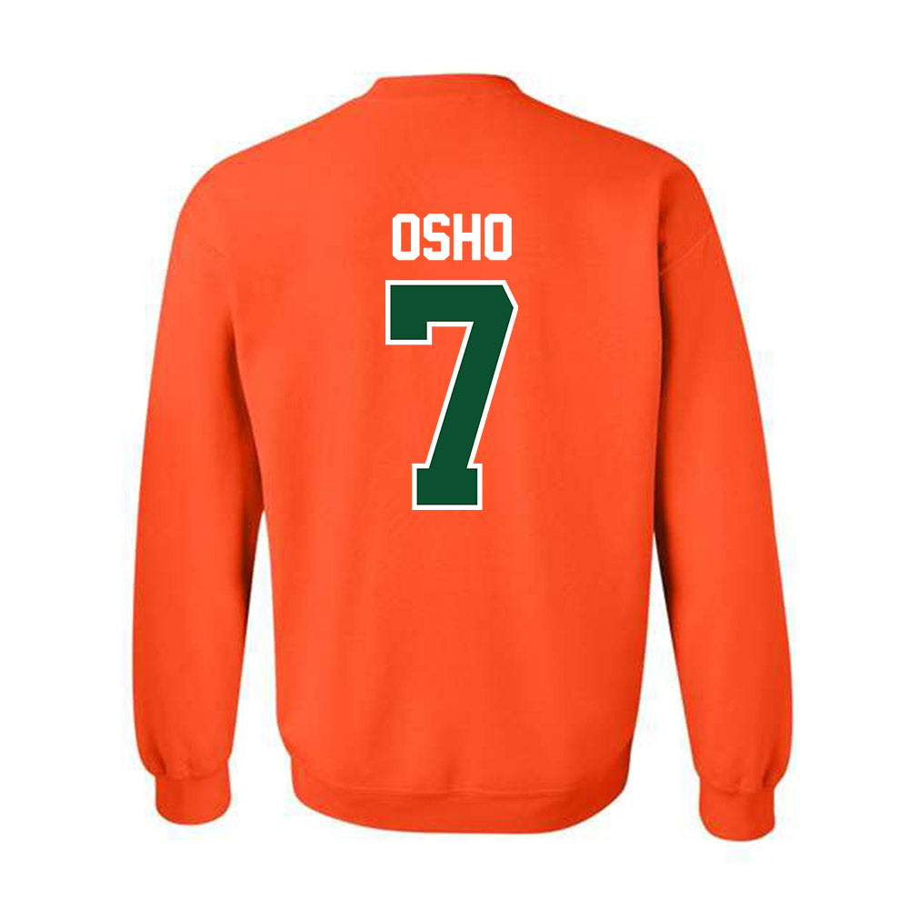 Miami - NCAA Women's Basketball : Danielle Osho - Classic Shersey Crewneck Sweatshirt-1